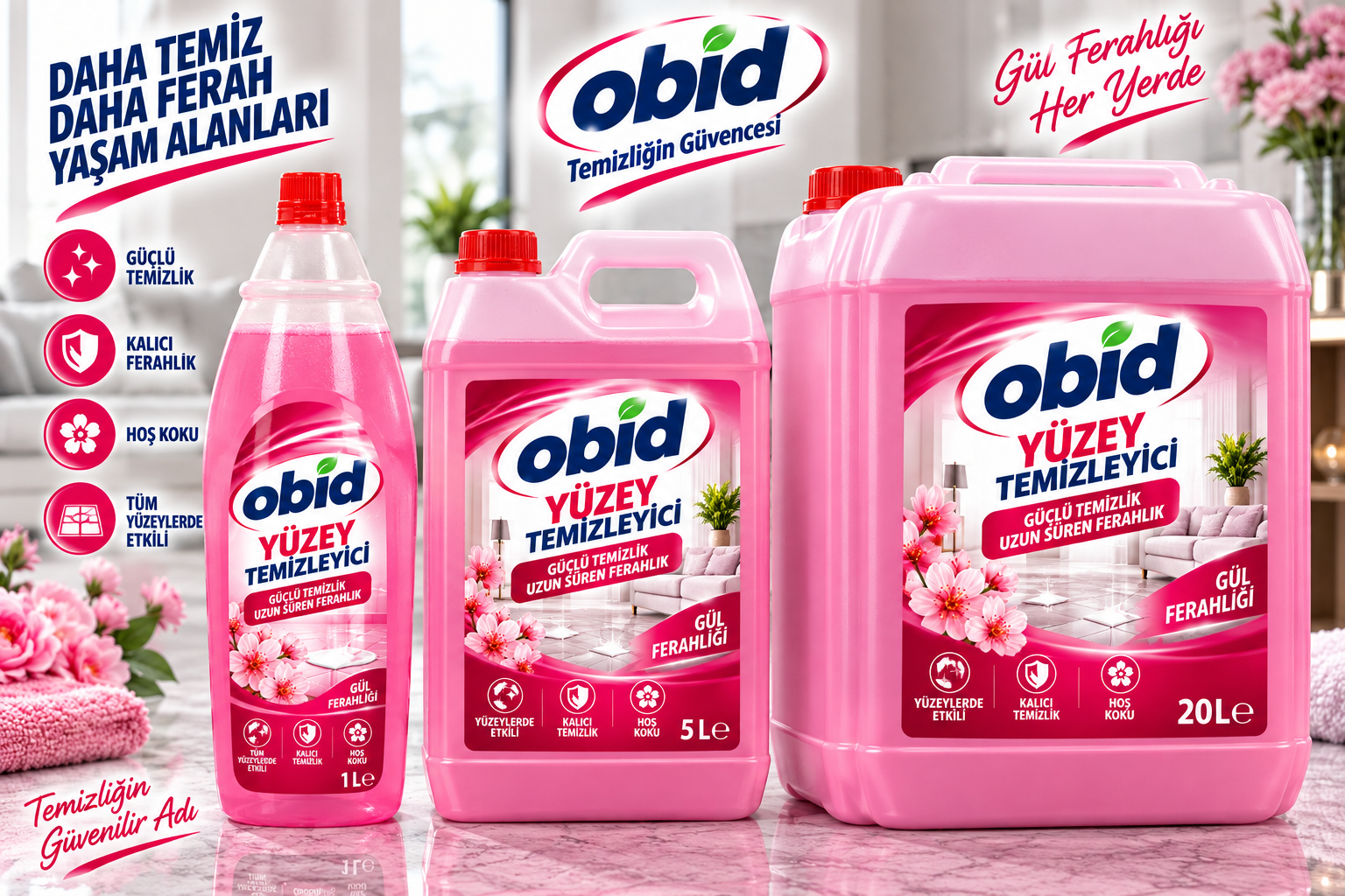 OBID Surface Cleaner – Rose
